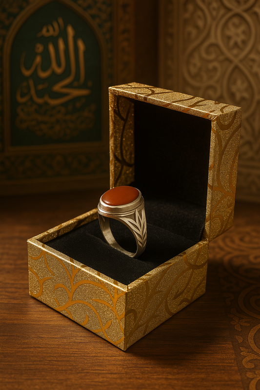 Pure Silver Blessing Ring – Inspired by Ala Hazrat Bareilly