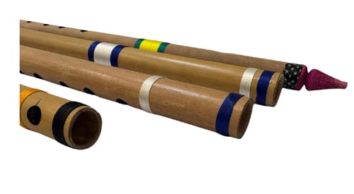 Indian bamboo flute (Basuri)