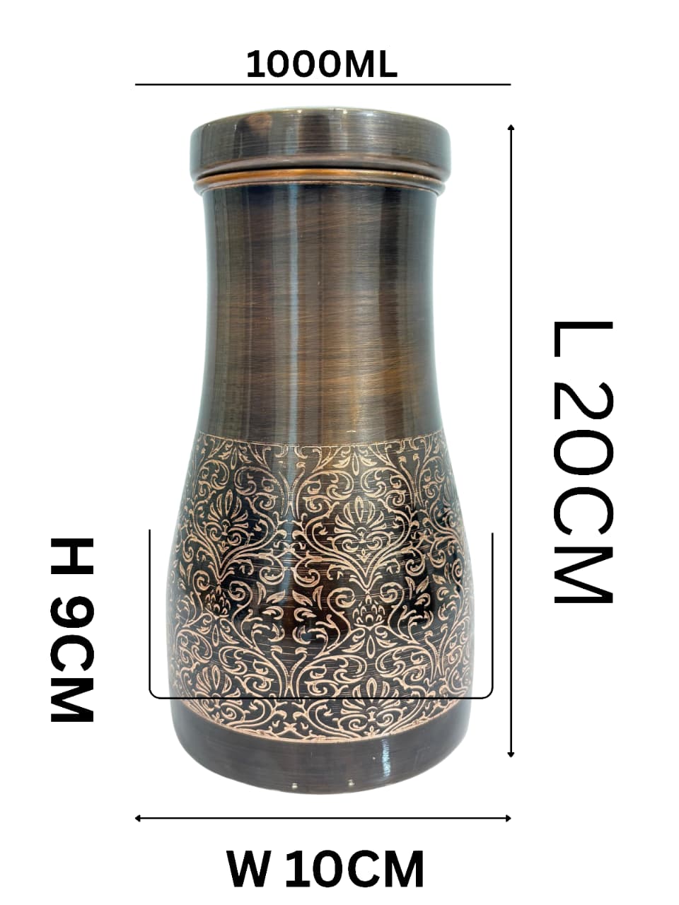 Pure Copper Water Bottle