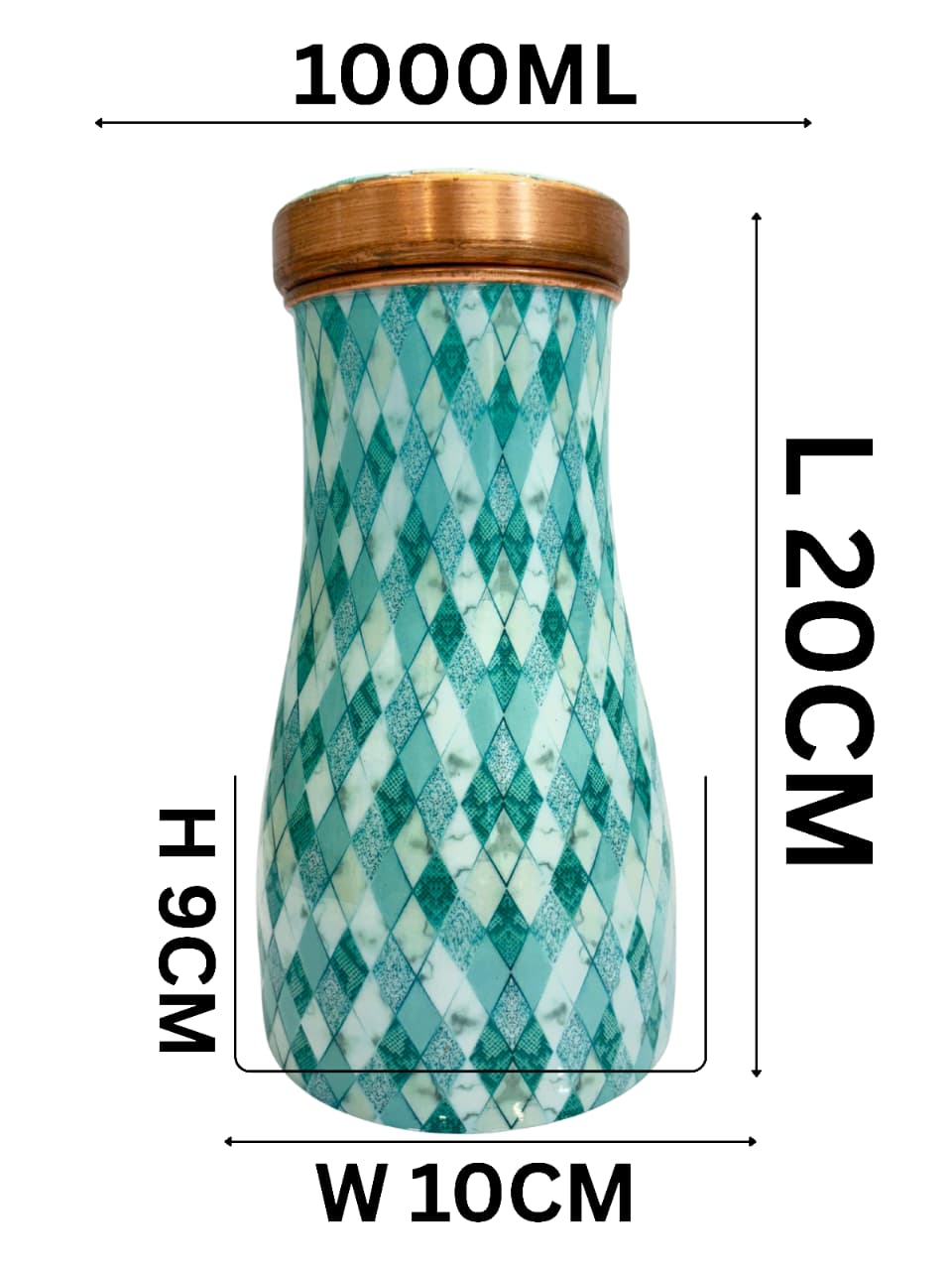 Pure Copper Water Bottle