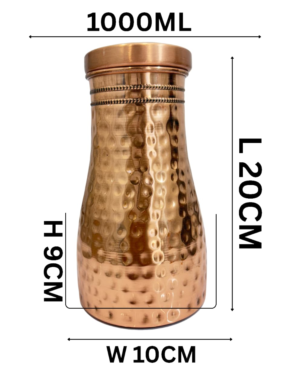 Pure Copper Water Bottle