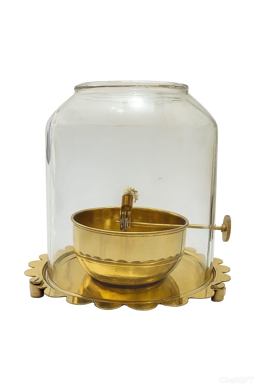 Divya Akhand Jyot Diya - Pure Brass